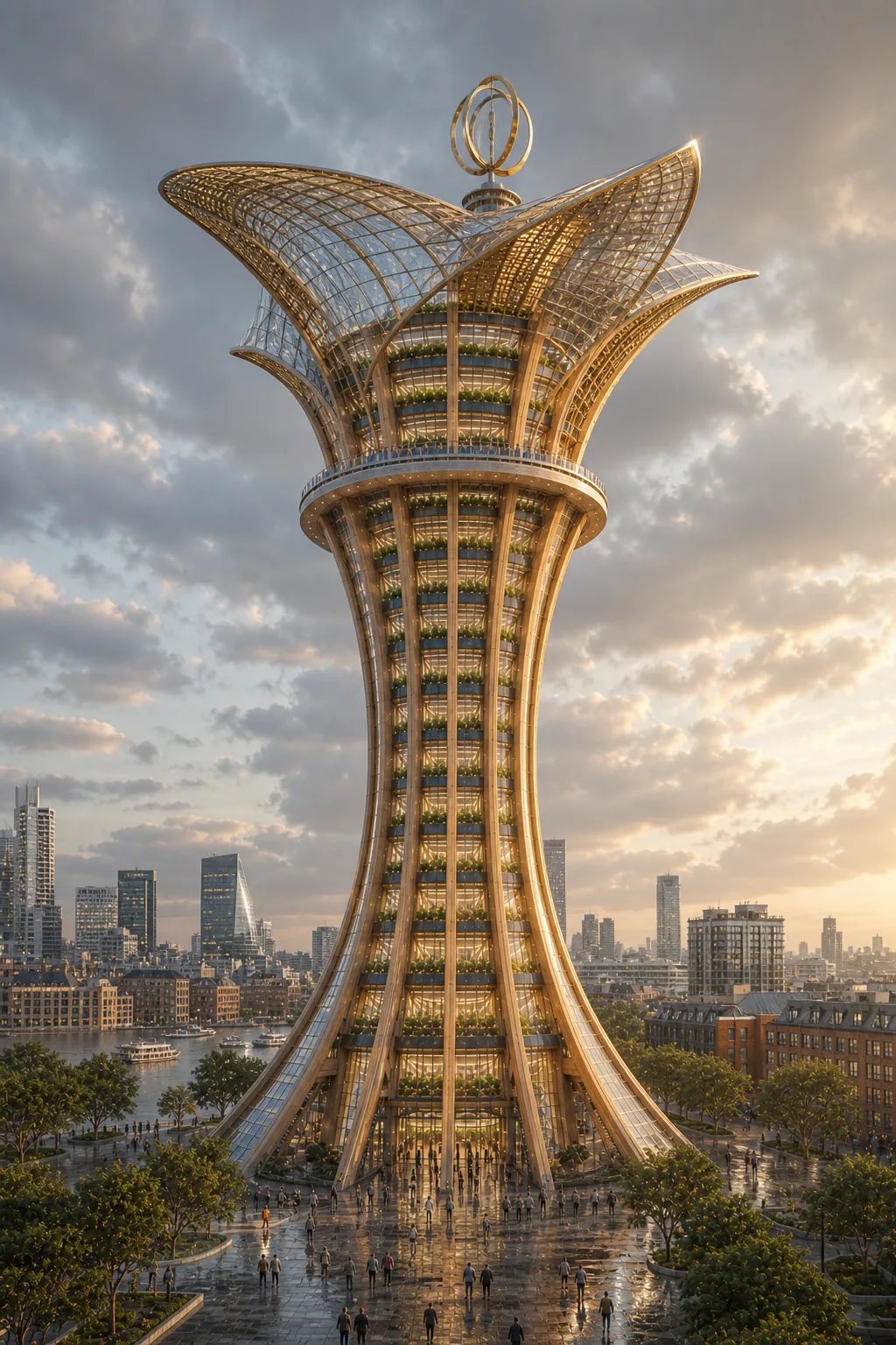Concept rendering of a GAEA tower in London